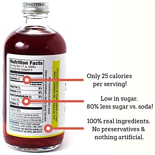 The Twisted Shrub | Strawberry Lime | Apple Cider Vinegar Drink