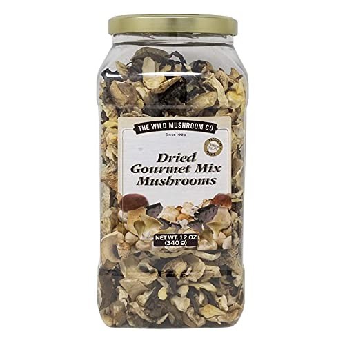 The Wild Mushroom Co. Dried Gourmet Mix European Mushrooms 12 Ou...