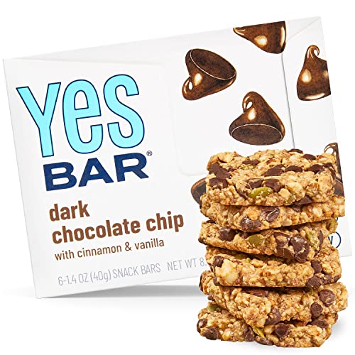 The YES Bar – Dark Chocolate Chip – Plant Based Protein, Decaden...