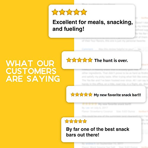 Yes Bar - 6 Bar Sampler Pack – 6Count Plant Based Protein, Dec