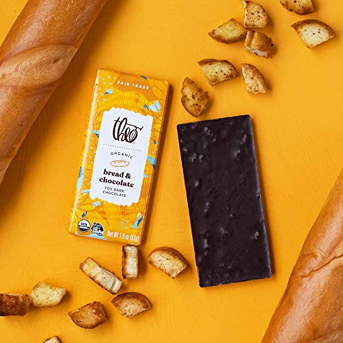 Theo Chocolate Bread &Amp; Chocolate Organic Dark Chocolate Bar, 70%