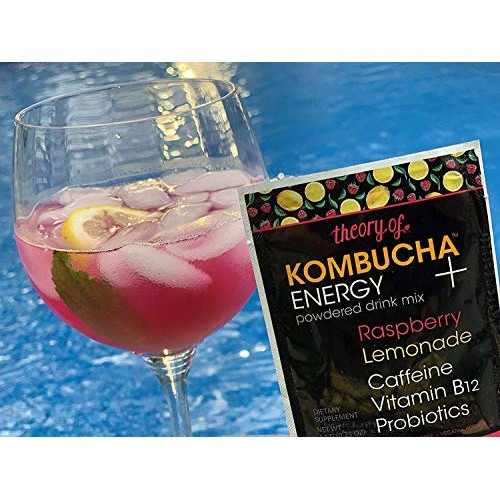 Theory Of Kombucha Powdered Drink Mix, Energy+, 12 Single-Servin