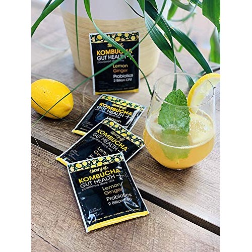 Theory Of Kombucha Powdered Drink Mix, Gut Health +, 12 Single-S