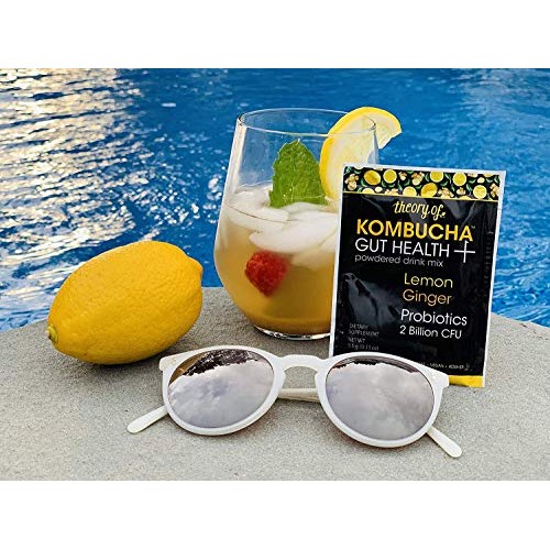 Theory Of Kombucha Powdered Drink Mix, Gut Health +, 12 Single-S