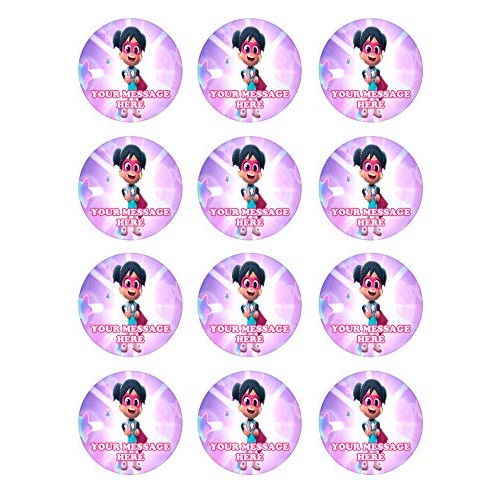 Starbeam Cake Topper Edible Image Personalized Cupcakes Frosting