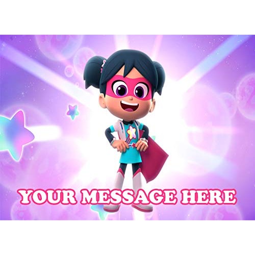 Starbeam Cake Topper Edible Image Personalized Cupcakes Frosting