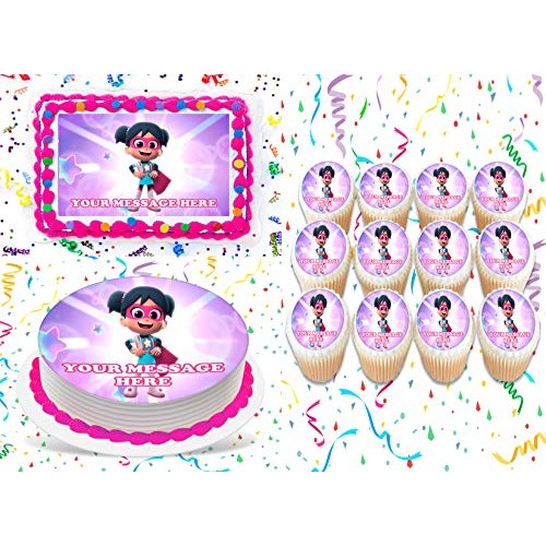 Starbeam Cake Topper Edible Image Personalized Cupcakes Frosting