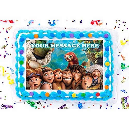 The Croods Cake Topper Edible Image Personalized Cupcakes Frosti