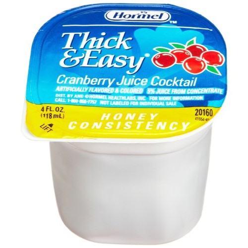 Hormel Thick &Amp; Easy Thickened Cranberry Juice Cocktail Honey Co