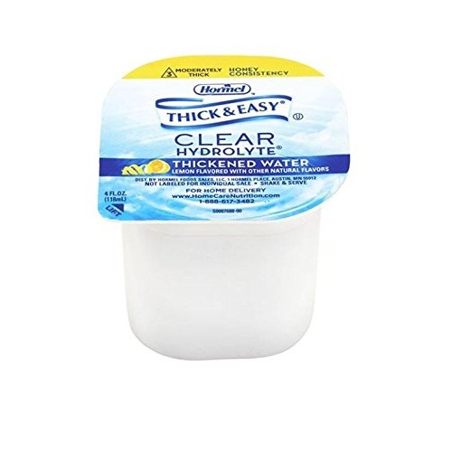 Thick &Amp; Easy Clear Hydrolyte Thickened Water, Honey Consistency,
