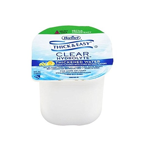Thick &Amp; Easy Clear Hydrolyte Thickened Water, Nectar Consistency