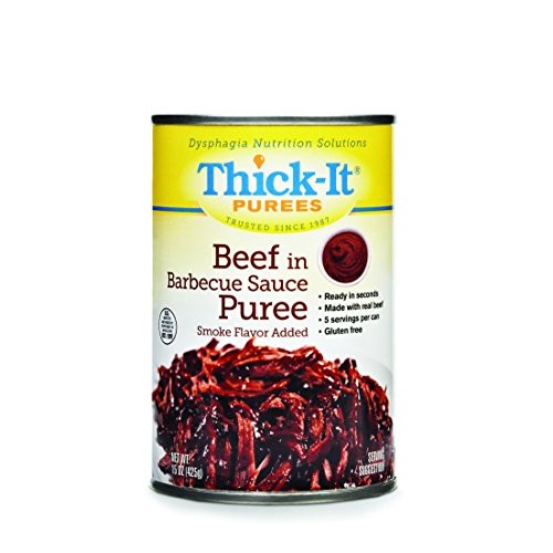 Thick-It Puree Food, Beef With Barbecue Sauce, 15 Ounce