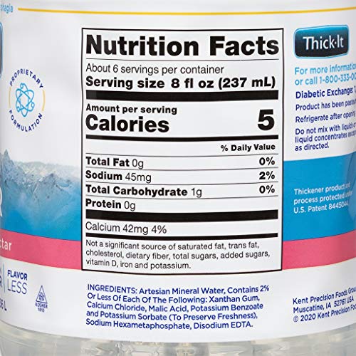 Thick-It Aquacareh2O Beverages Thickened Water - Nectar Consiste