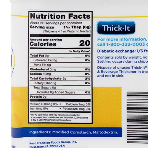 Thick-It Original Food &Amp; Beverage Thickener, 10 Oz Canister Pac