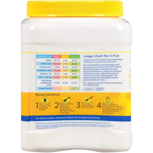 Thick-It Original Food & Beverage Thickener Powder, 10 oz Canister