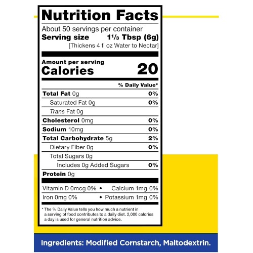 Thick-It Original Food & Beverage Thickener Powder, 10 oz Canister