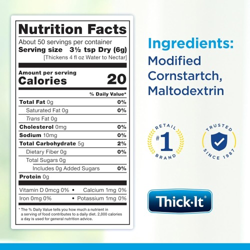 Thick-It Original Food & Beverage Thickener Powder, 36 oz Canister