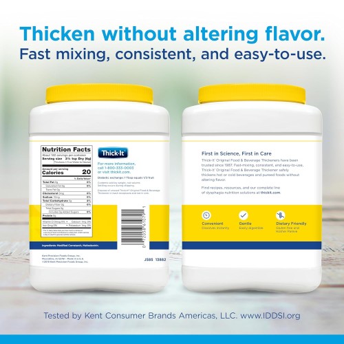 Thick-It Original Food & Beverage Thickener Powder, 36 oz Canister