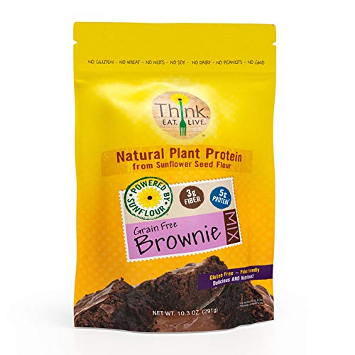Think Eat Live | Keto Rich Chocolate Brownie Mix, Gluten Free, P
