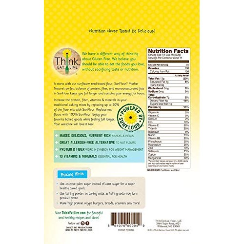 Think Eat Live Sunflour, Sunflower Seed Flour 12 Oz. | Low Car