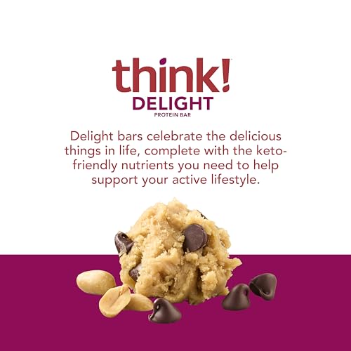 think! Delight, Keto Protein Bars, Healthy Low Carb, Gluten Free...