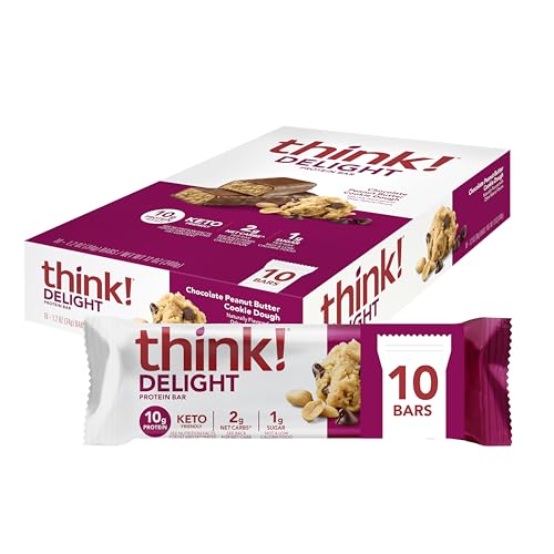 think! Delight, Keto Protein Bars, Healthy Low Carb, Gluten Free...