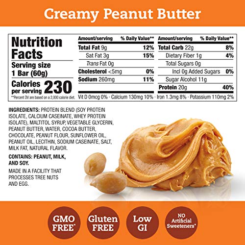 Think! Thinkthin High Protein Bars - Creamy Peanut Butter, 20G