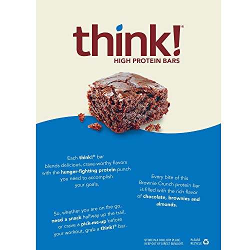 Think! Protein Bars, High Protein Snacks, Gluten Free, Sugar Fre