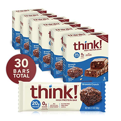 Think! Thinkthin High Protein Bars - Brownie Crunch, 20G Prote