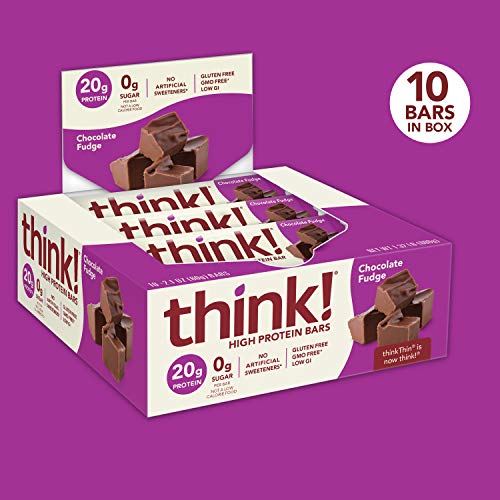 Think! Thinkthin High Protein Bars - Chocolate Fudge, 20G Prot