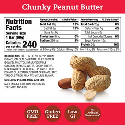 Think! Thinkthin High Protein Bars - Chunky Peanut Butter, 20G