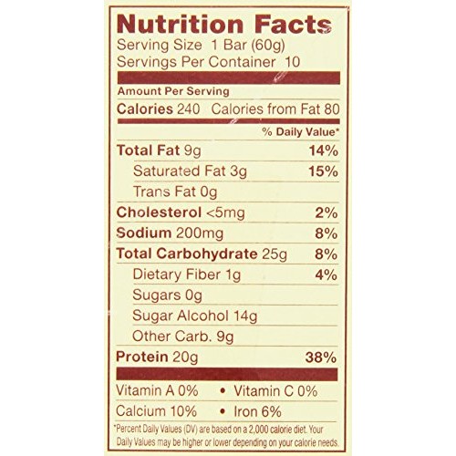 Think Thin! High Protein Meal Alternative Nutrition Bar, White C