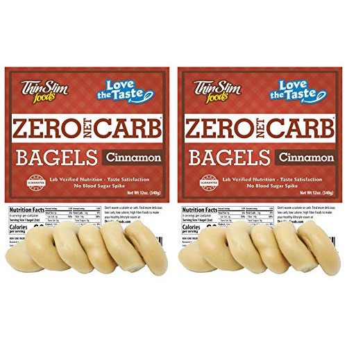ThinSlim Foods Keto Food Bagels | Keto Bread or Keto Snack Break...