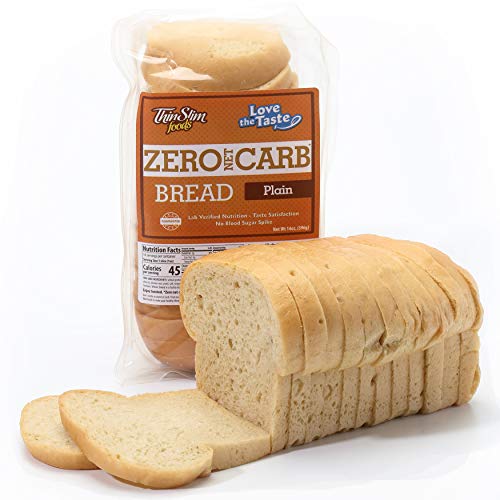 Thinslim Foods Keto Low Carb Bread - Plain Bread, 2 Pack 14 Sli