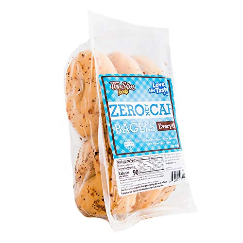 Thinslim Foods Love-The-Taste Low Carb Bagels, 2Pack Everything