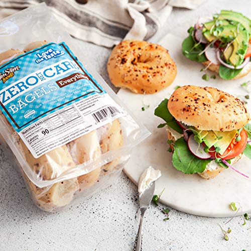 Thinslim Foods Love-The-Taste Low Carb Bagels, 2Pack Everything