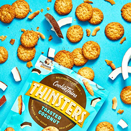 Thinsters Cookies 3 Count Variety Pack, 4 Ounce, Toasted Coconut