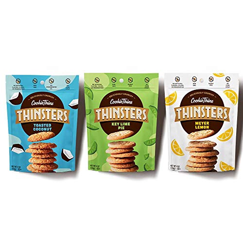 Thinsters Cookies 3 Count Variety Pack, 4 Ounce, Toasted Coconut