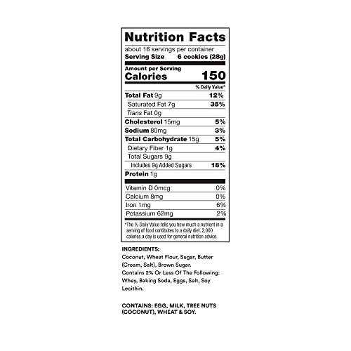 Thinsters Cookies, Toasted Coconut, 16 Oz Pack Of 2, Non-Gmo,