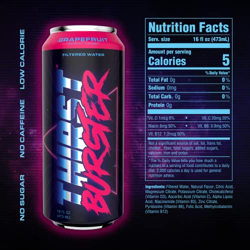 THIRST BURSTER - Hydrating Functional Water - Non-Carbonated - G...
