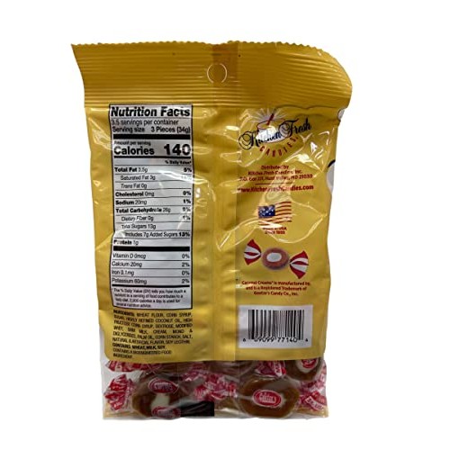 Goetzes Original Caramel Creams Candy Bundle: 2 4Oz Bags &Amp; Th
