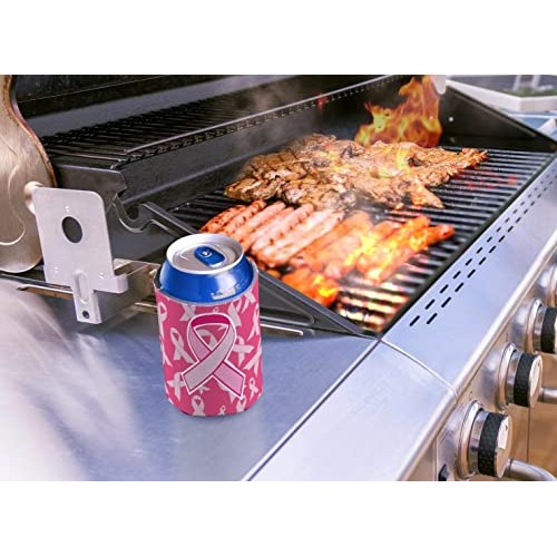 Breast Cancer Awareness Pink Ribbon Loved Survivor 12 Pack Can C...