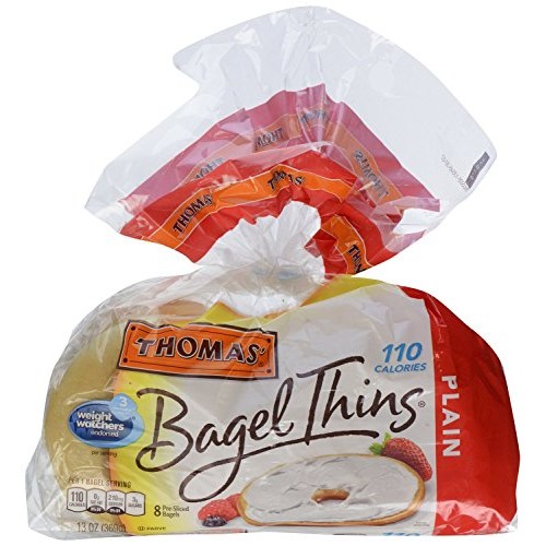 Thomas bagel thins plain