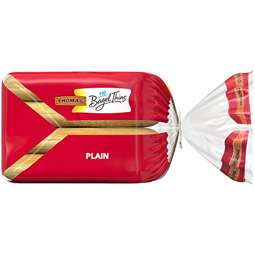 Thomas Plain Bagel Thins, Only 110 Calories, 8 Count, 13 Oz Thomas Plain Bagel Thins, Only 110 Calories, 8 Count, 13 Oz