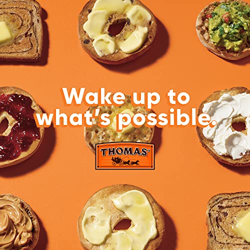 Thomas Plain Bagel Thins, Only 110 Calories, 8 Count, 13 Oz Thomas Plain Bagel Thins, Only 110 Calories, 8 Count, 13 Oz