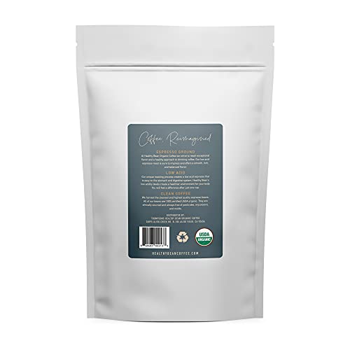 Healthy Bean Coffee - Espresso, Low Acid Coffee | Ground, Organi