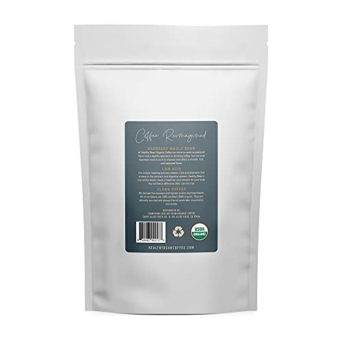 Healthy Bean Coffee - Espresso, Low Acid Coffee | Whole Bean, Or