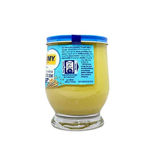 German Mustard Thomy Delikatess Senf Mittelscharf In Glas 250Ml