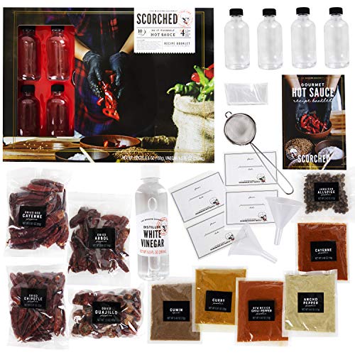 Thoughtfully Gifts, Extra Large Diy Hot Sauce Making Kit, Includ