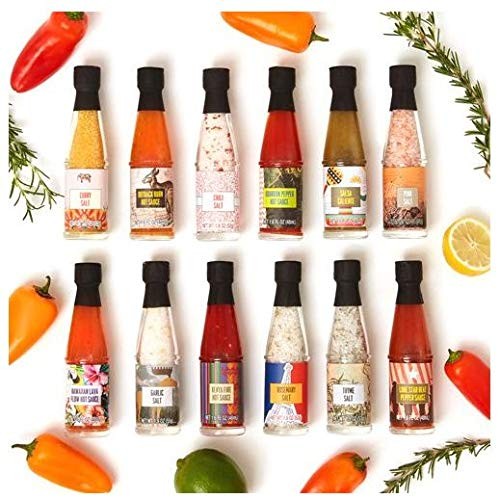 Thoughtfully Gifts, Global Spice And Sauce Set, Includes A Varie